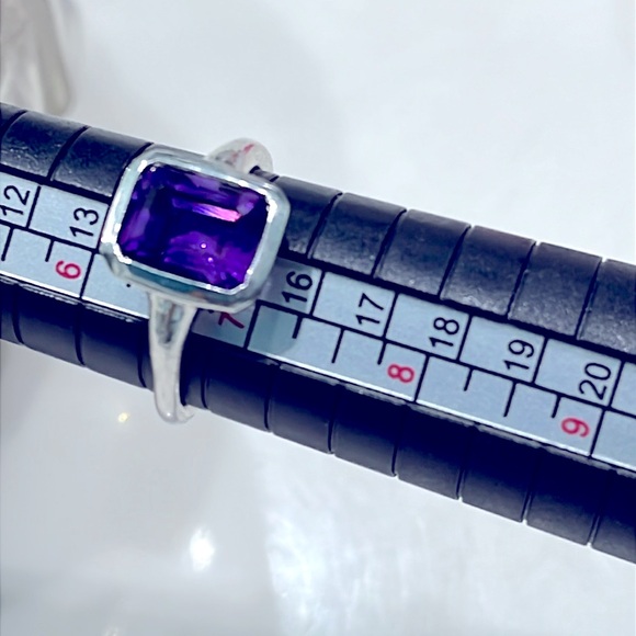 Amethyst 14KGP Ring - Picture 2 of 5